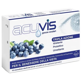 Acuvis Oogdruppels 10 Flessen 0,5ml