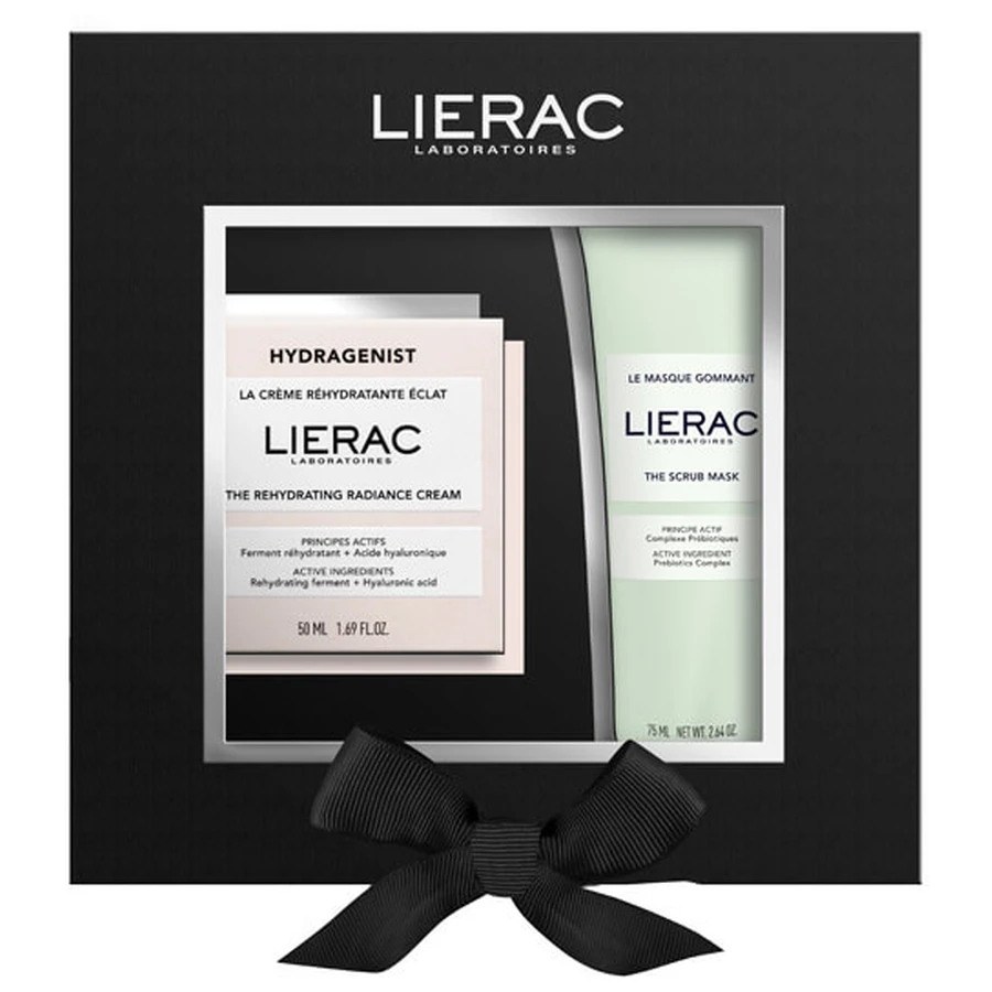Lierac Hydragenist - Illuminating Rehydrating Cream Box Set 50ml + Exfoliating Mask 75ml
