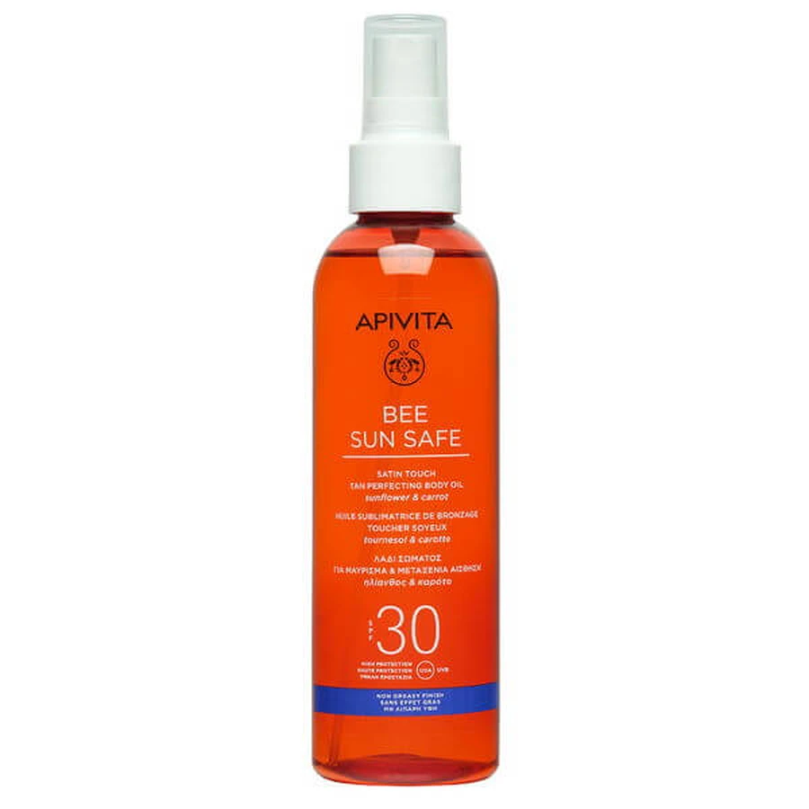 Apivita Sun Lichaamsolie SPF30 Bee Sun Safe Satin Touch 200ml
