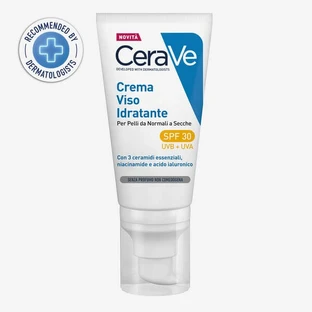 Cerave feuchtigkeitsspendende Gesichtscreme SPF30 mit 3 essentiellen Ceramiden und Hyaluronsäure 52ml