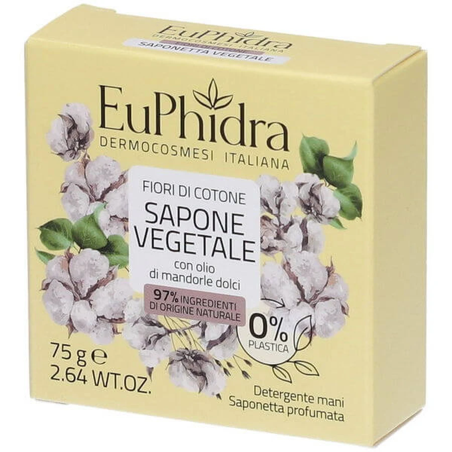 EUPHIDRA SOAP VEG FLOWERS COT
