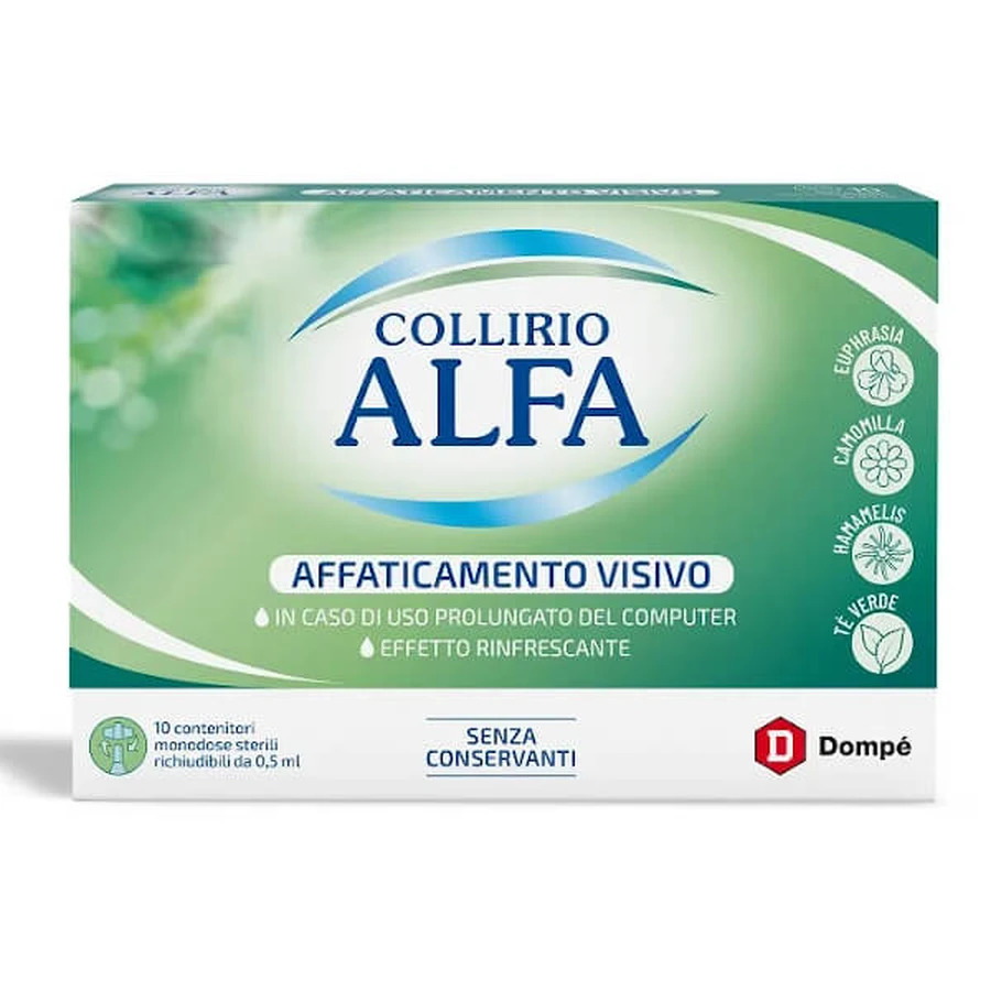 Alpha Nature Visuele Vermoeidheid Druppels 10 Monodoses 0,5ml
