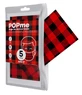 Popme Rood Ruitjes Chirurgisch Masker 5 Stuks