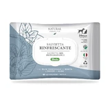 NATURAL DERMA PET WIPE "REFRESHING" CF. (35 PCS) MINT ESSENTIAL OIL & ALOE JUICE