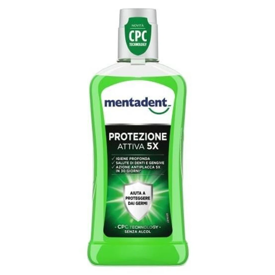 Mentadent Bain de bouche protection active 400ml