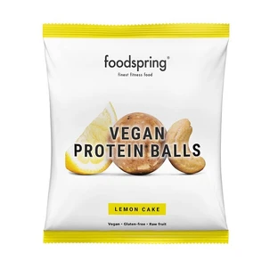 Vegan Protein Balls Lemon Cake