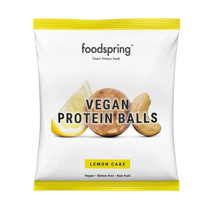 Vegan Protein Balls Lemon Cake