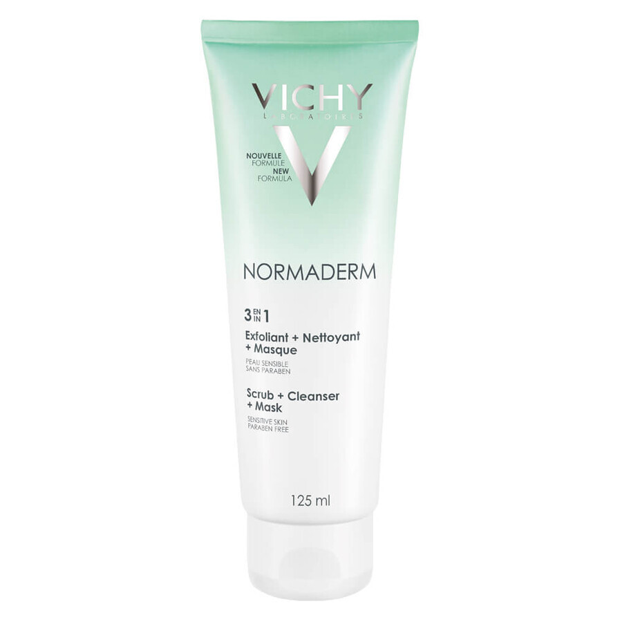 Cumpără Cremă de curăţare 3 în 1 Normaderm, 125 ml, Vichy Cremă de curăţare 3 în 1 Normaderm, 125 ml, Vichy