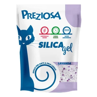 PRECIOUS KATTENBAKVULLING HYGIËNISCHE SILICAGEL LAVENDEL 2.25 KG