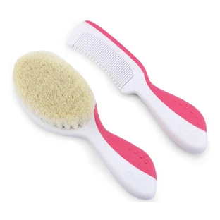 PINK HAIR BRUSH/PETT KIT
