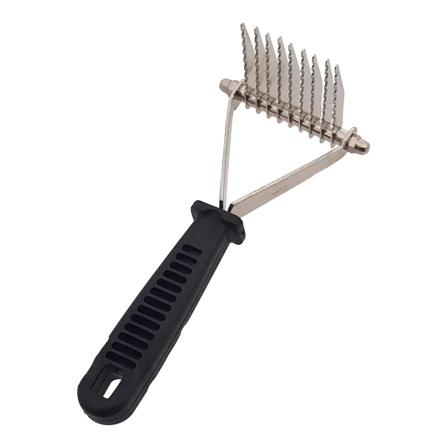 TOOLS-2-GROOM KNOT DISSOLVING COMB 9 VERTICAL BLADES