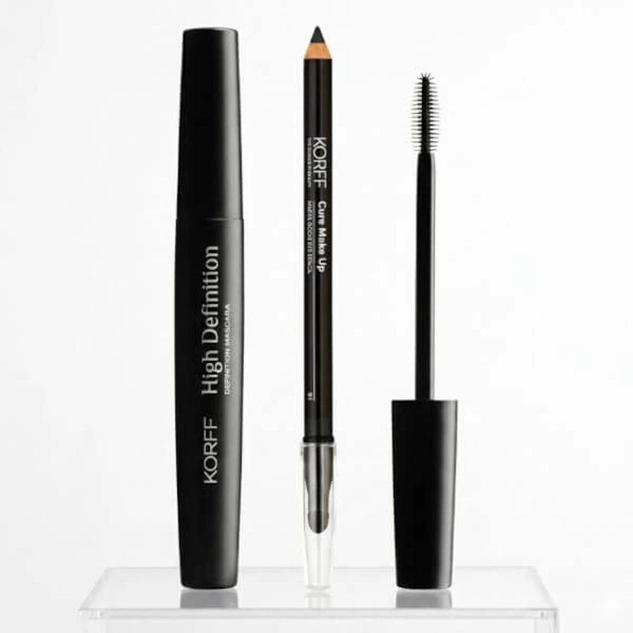 Korff make up high definition mascara and eye pencil