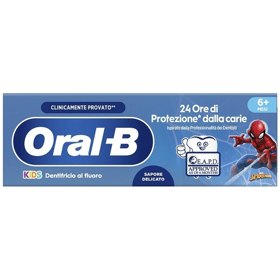 PASTA DENTÍFRICA ORALB KIDS SPIDERM
