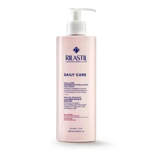 Rilastil Daily Care Öl-Reinigungsmilch Makeup-Entferner Gesicht/Augen 400ml