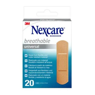 Nexcare Universal Breathable Plasters 19mm x 72mm 3M 20 Pièces Ref. N0320NS-0
