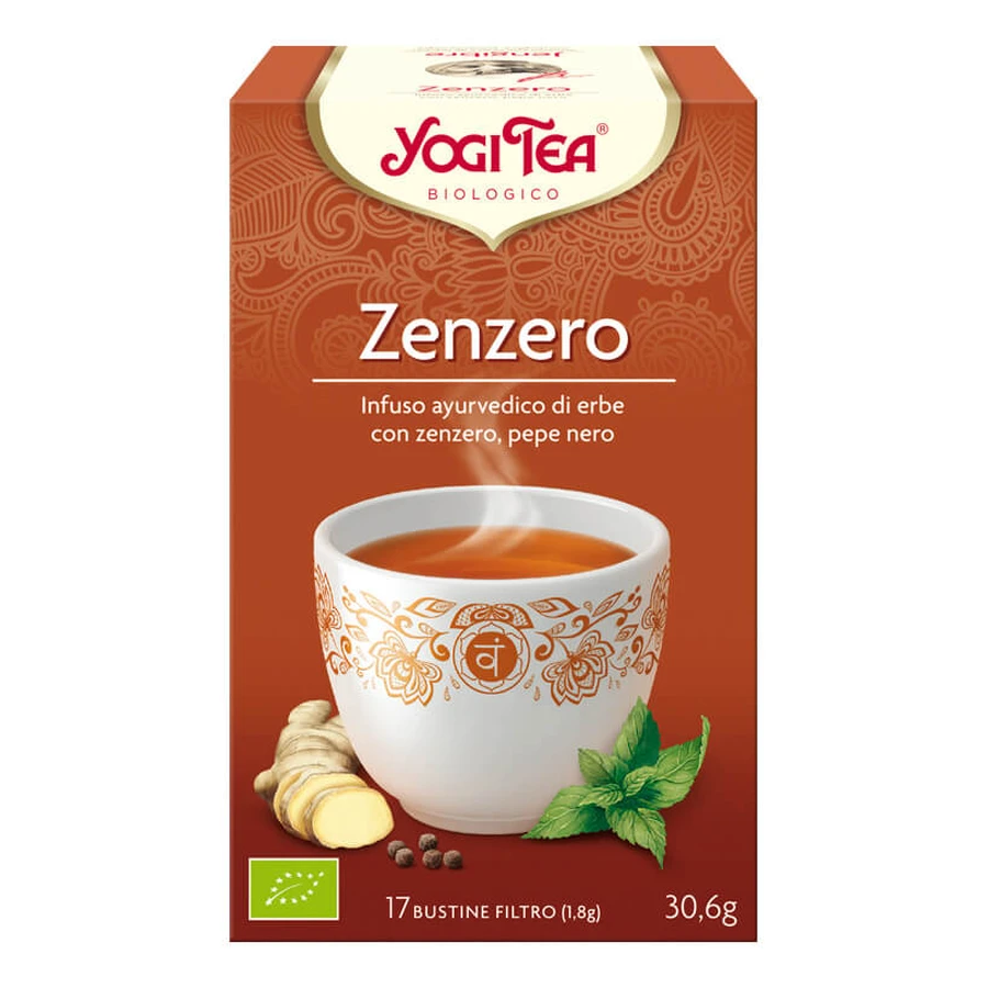 YOGI TEA ORGANIC GINGER 17FILTERS