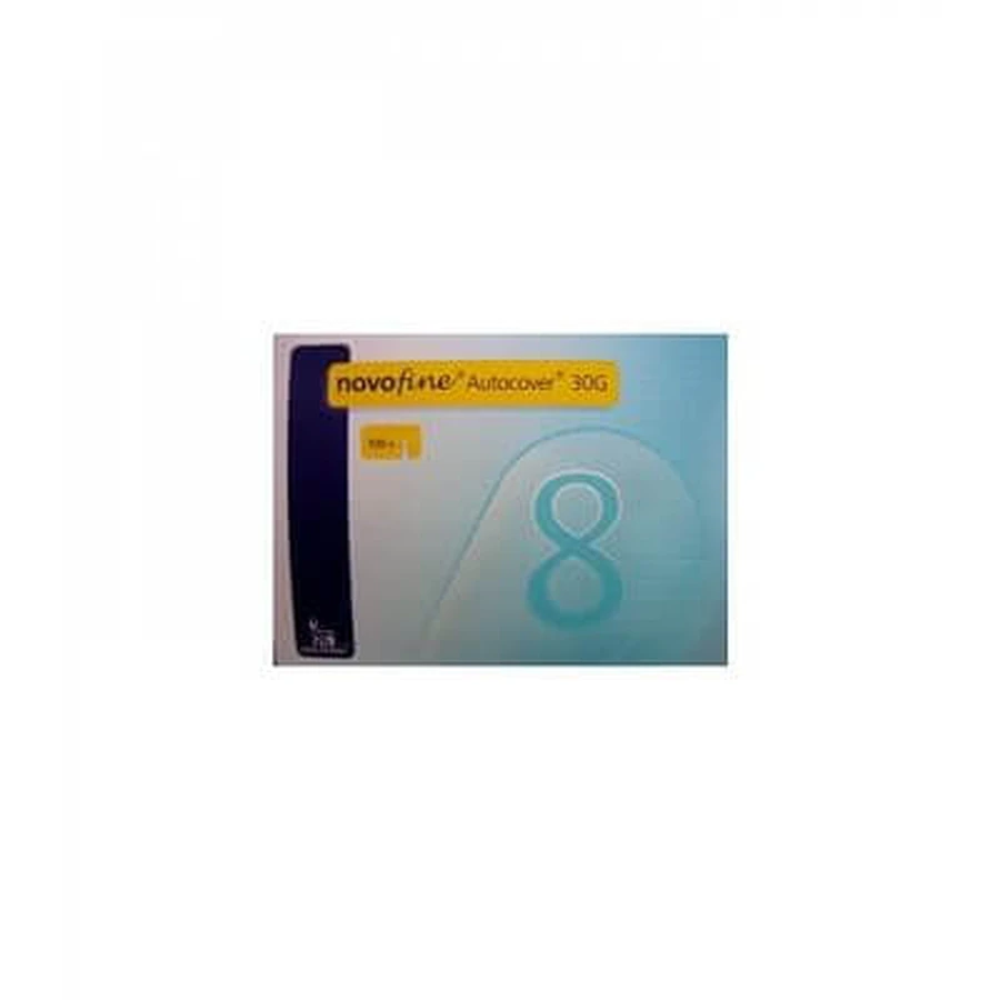 Novofine Insulin Pen Aguja Autocover 30 Gauge 8 Mm 100 Piezas