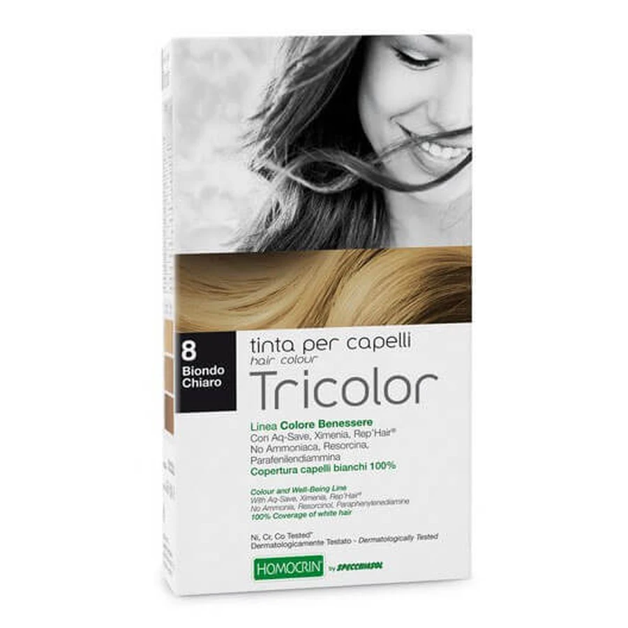 NATURAL Color 8 Light Blonde