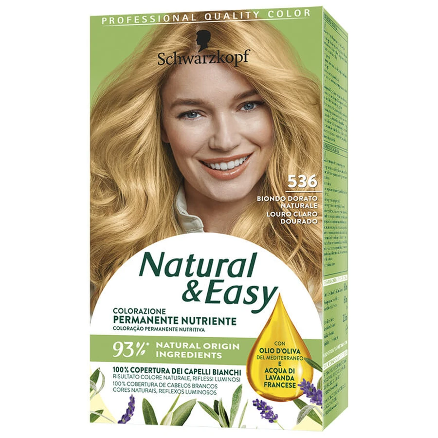 NATURAL &amp; EASY 536 D/Rubio natural.