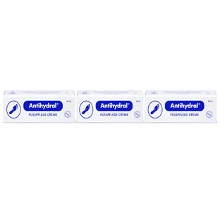 Antihydral® Crema para el cuidado de los pies 3x50 ml