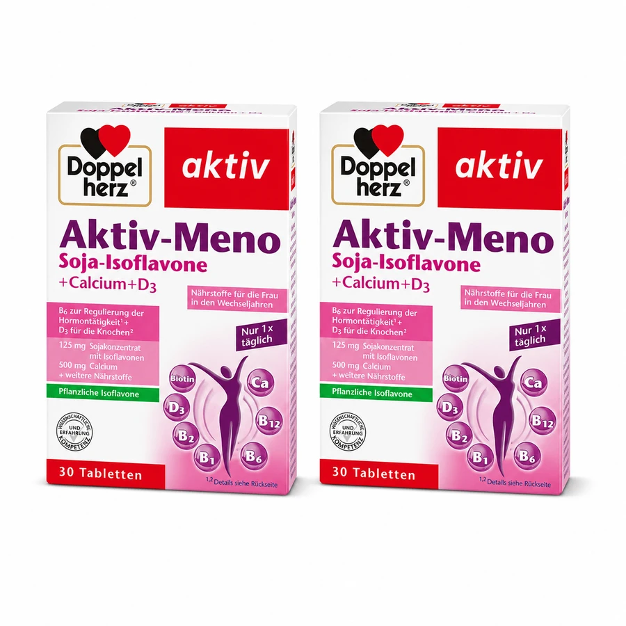 Doppelherz Active Meno Soja Isoflavonen + Calcium + D3 2x30 Capsules