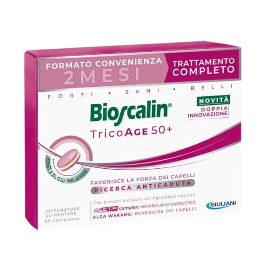 Bioscalin Tricoage NF Complemento Alimenticio Capilar 60 Comprimidos Fortificantes