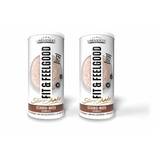 Batido Fit+Feelgood Slim con chocolate y nueces, 2x396 g