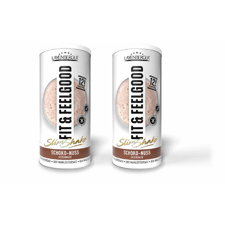 Batido Fit+Feelgood Slim con chocolate y nueces, 2x396 g