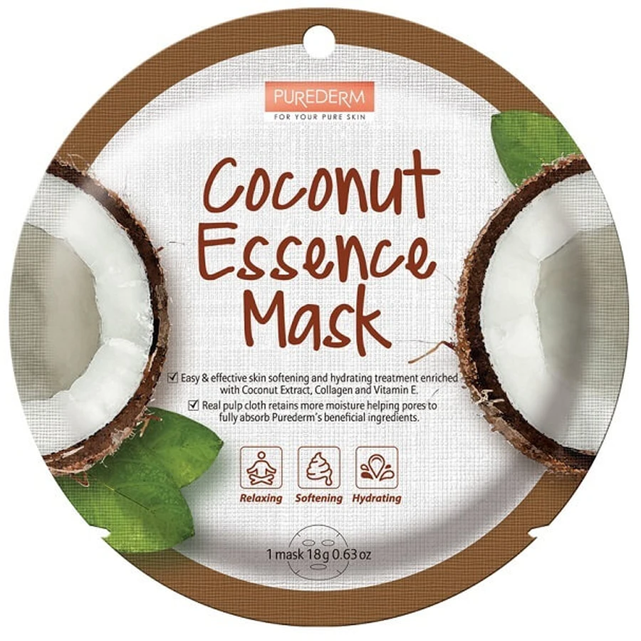 PUREDERM MASK ESTR COCONUT