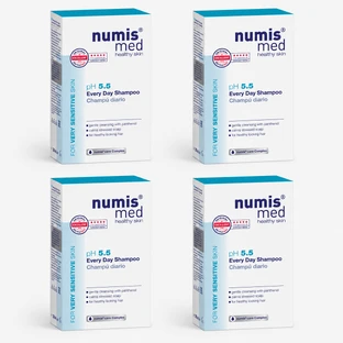 Numis med pH 5.5 shampoo, 4x200 ml