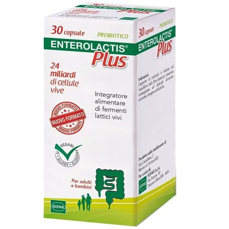 Enterolactis Plus, 2x30 capsules, Sofar