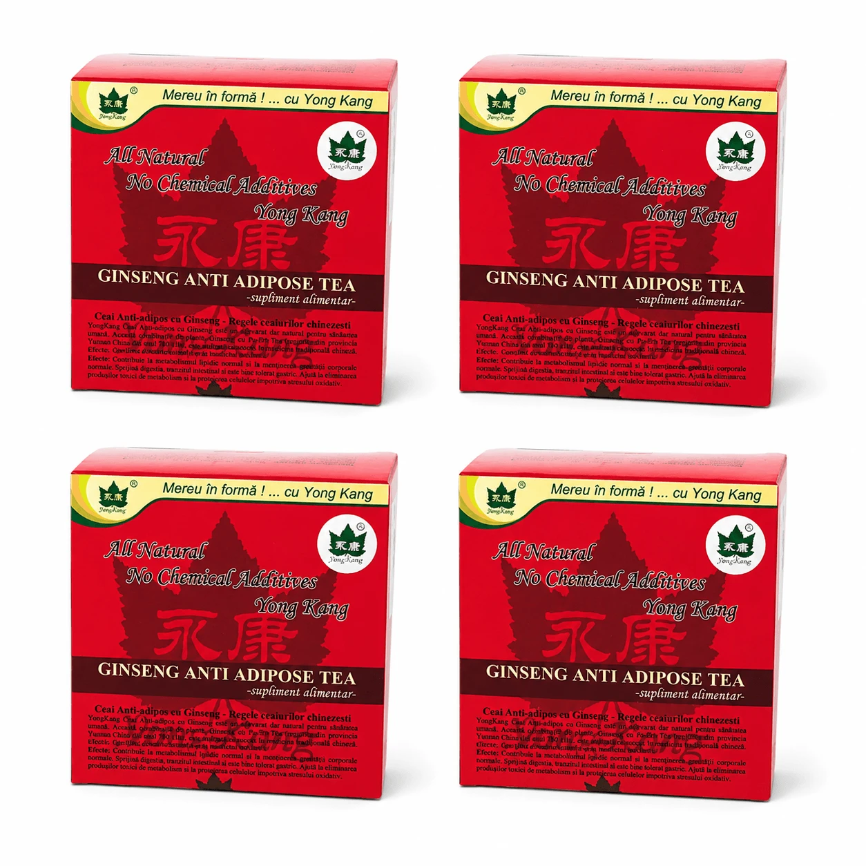 Ginseng anti-adipos tea, 4x30 sachets, Yong Kang