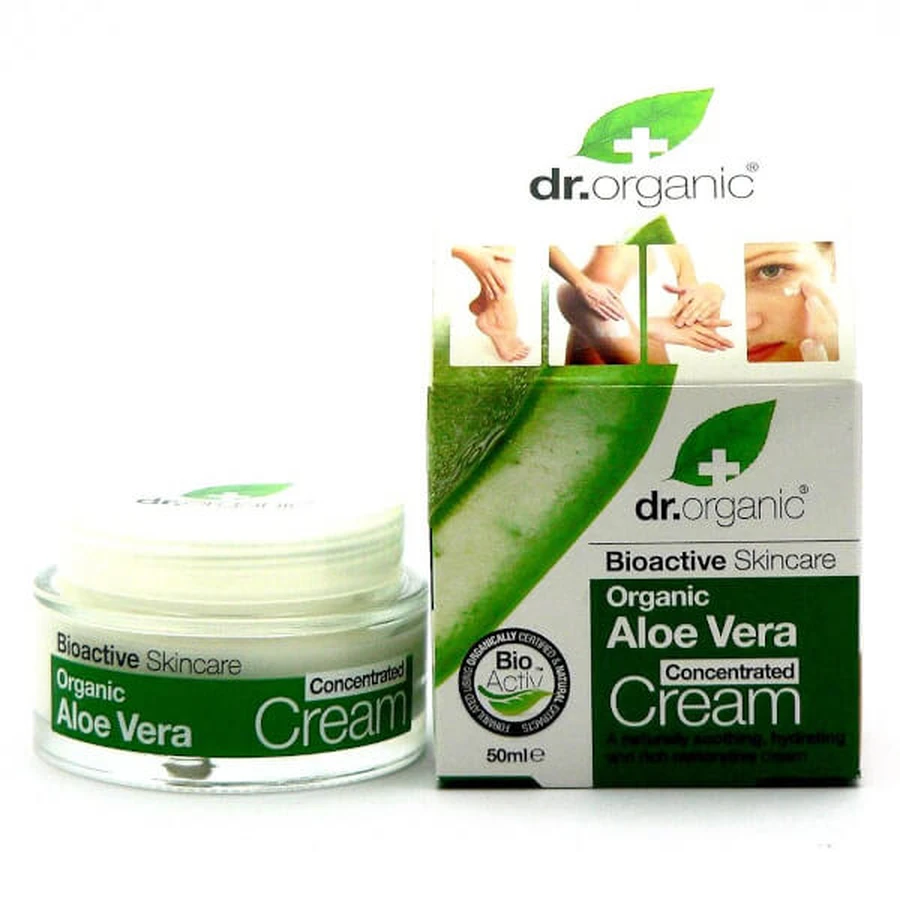 Dr Organic Aloe Face Cream 50g