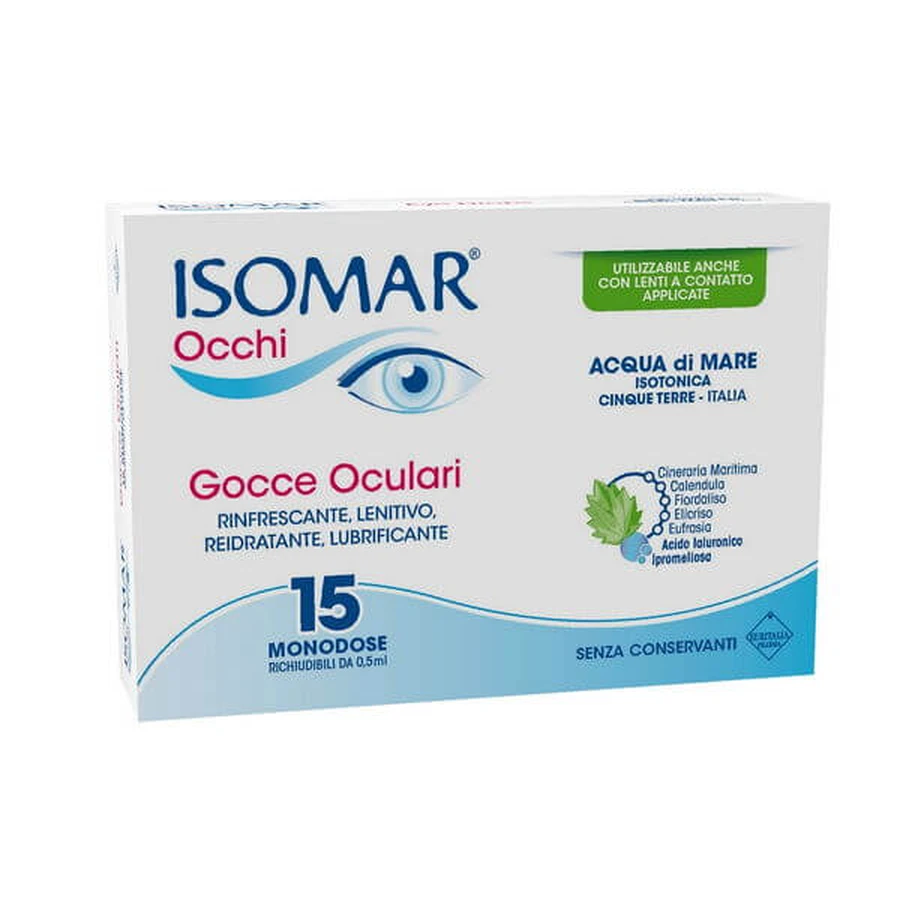 Isomar Gotas Oftálmicas Hidratantes 0,2% 15 viales