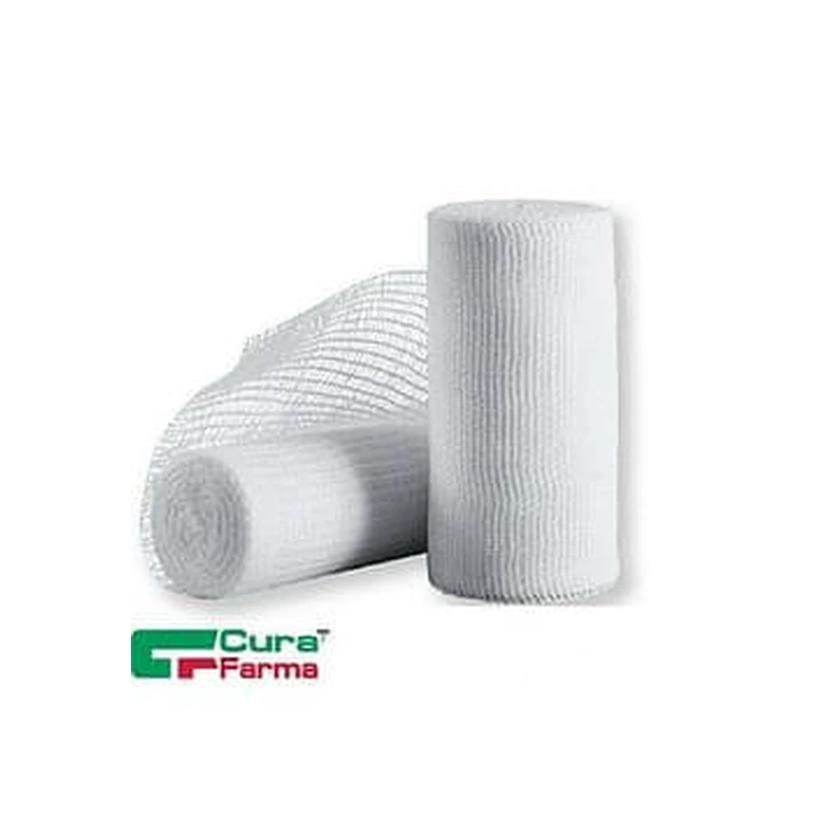 Venda de gasa hidrófila no elástica de algodón puro con bordes antirozaduras 5 X 500 Cm
