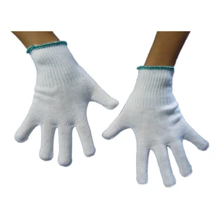 GLOVES Cot.White m.8.5 FORMES