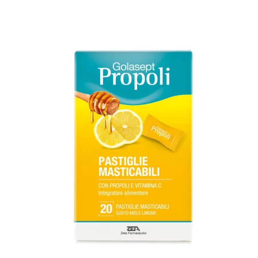 Golasept Propóleo Miel Limón 20 Comprimidos