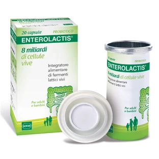 Enterolactis by Sofar with live lactic acid bacteria 20 capsules