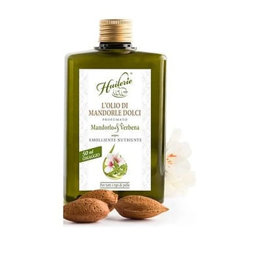 Huilerie Sweet Almond Oil Almond/Verbena 300 Ml