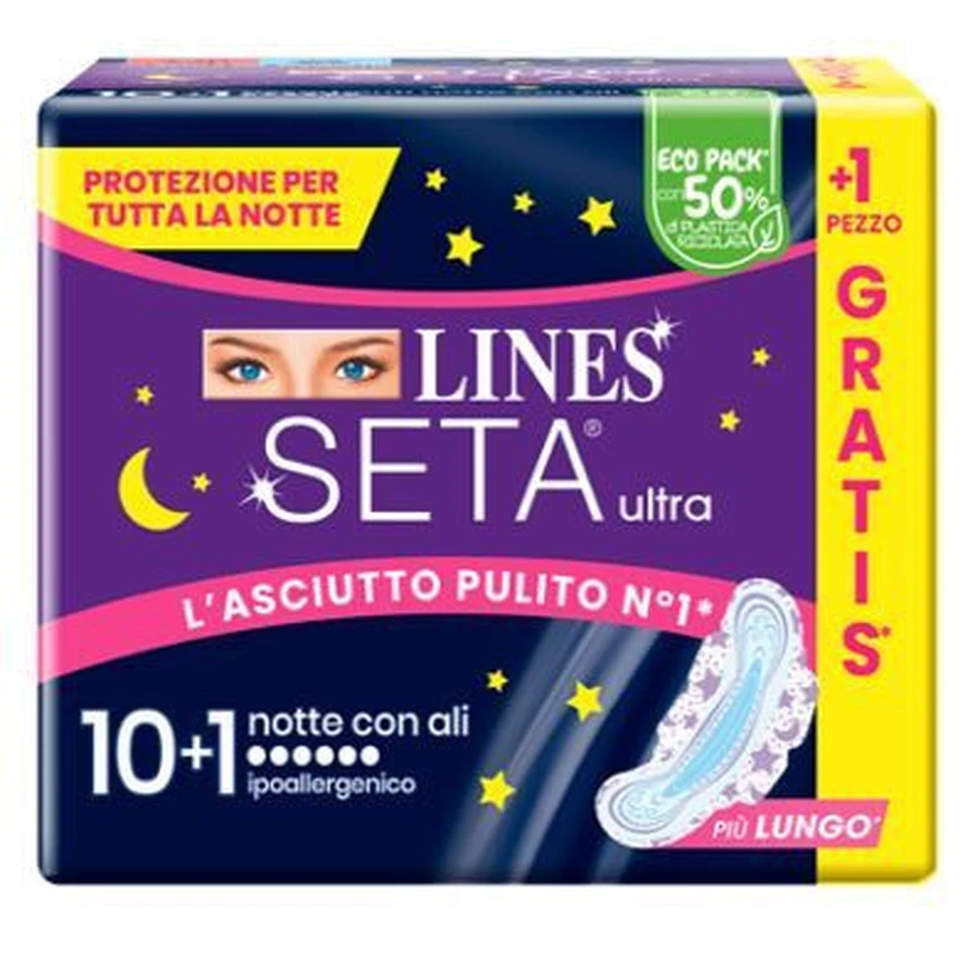 LINIEN SEIDE ULTRA NACHT CP 10+1