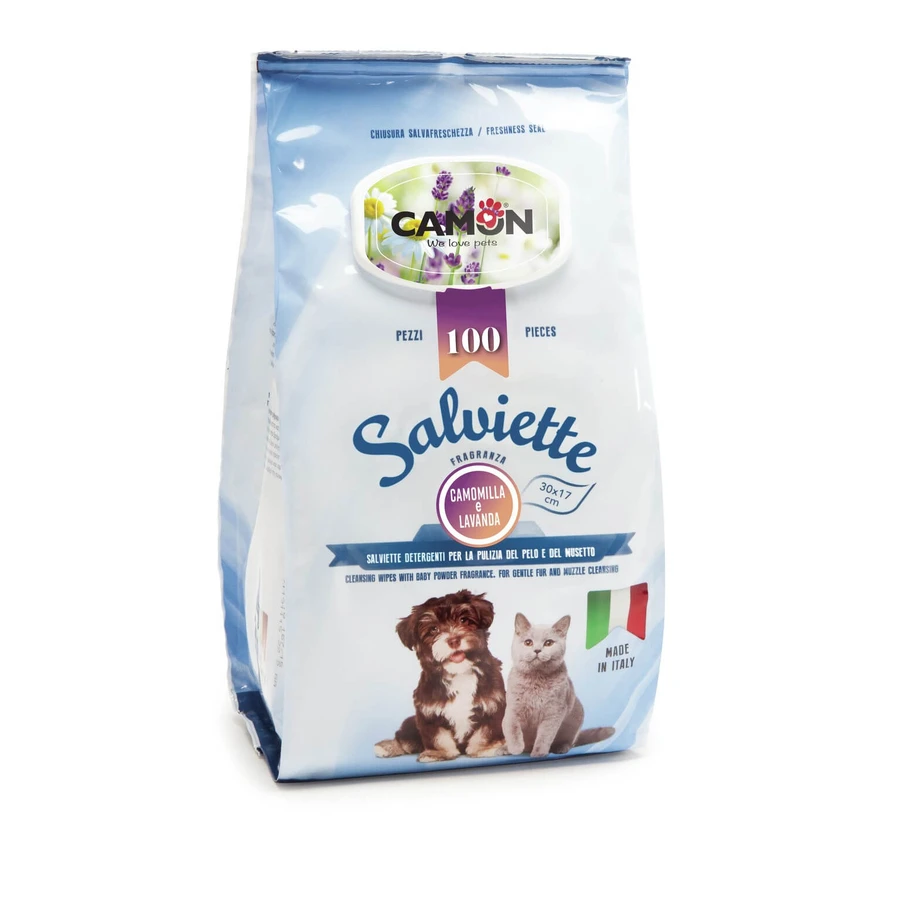LINGETTES 100PCS LAV CAMOM