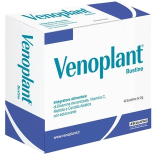 Venoplant Diosmin Melilote Centella Supplément 40 Sachets Circulation