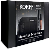 Korff make-up box met mascara en gloss nude mokka