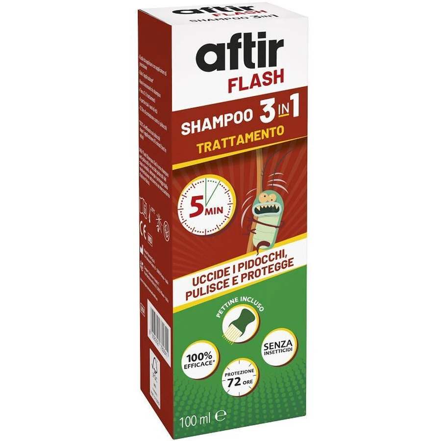 AFTIR FLASH SHAMPOOING 3IN1 100ML
