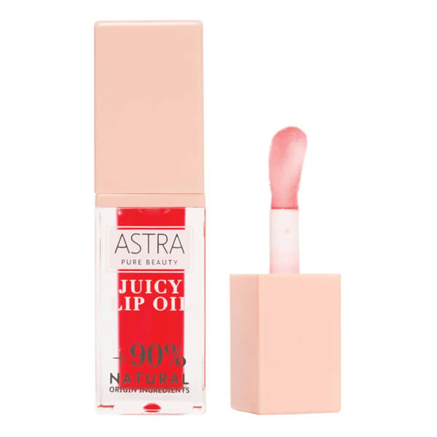 Astra - Juicy Lip Oil No.02 Red Oasis - Natürliches, feuchtigkeitsspendendes Lippenöl