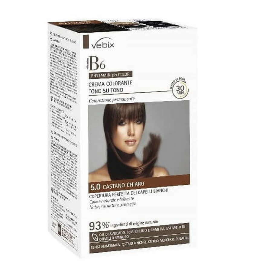 Vebix Phytamin Ph Color 5.0 Light Brown