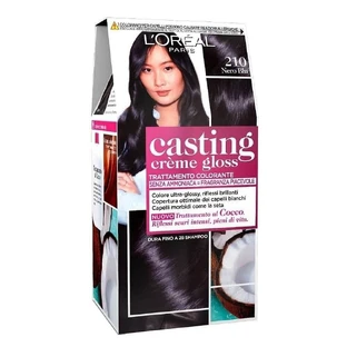 L'OREAL CASTING CREME GLOSS AMMONIA-FREE COLORING TREATMENT 210 BLACK BLUE