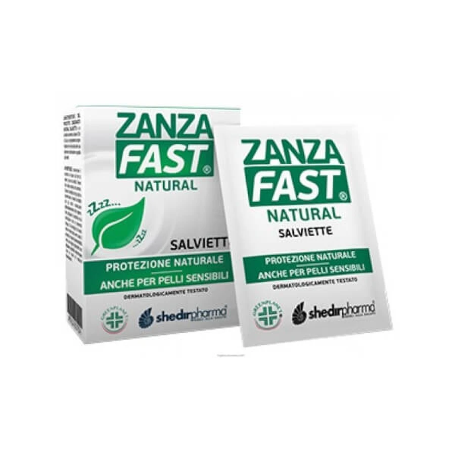 Zanzafast Natural Salviet 10 Pièces