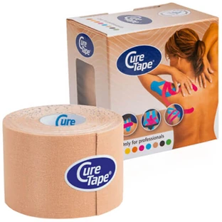 CureTape Beige 1 Pflaster auf Rolle 1cm x 5m