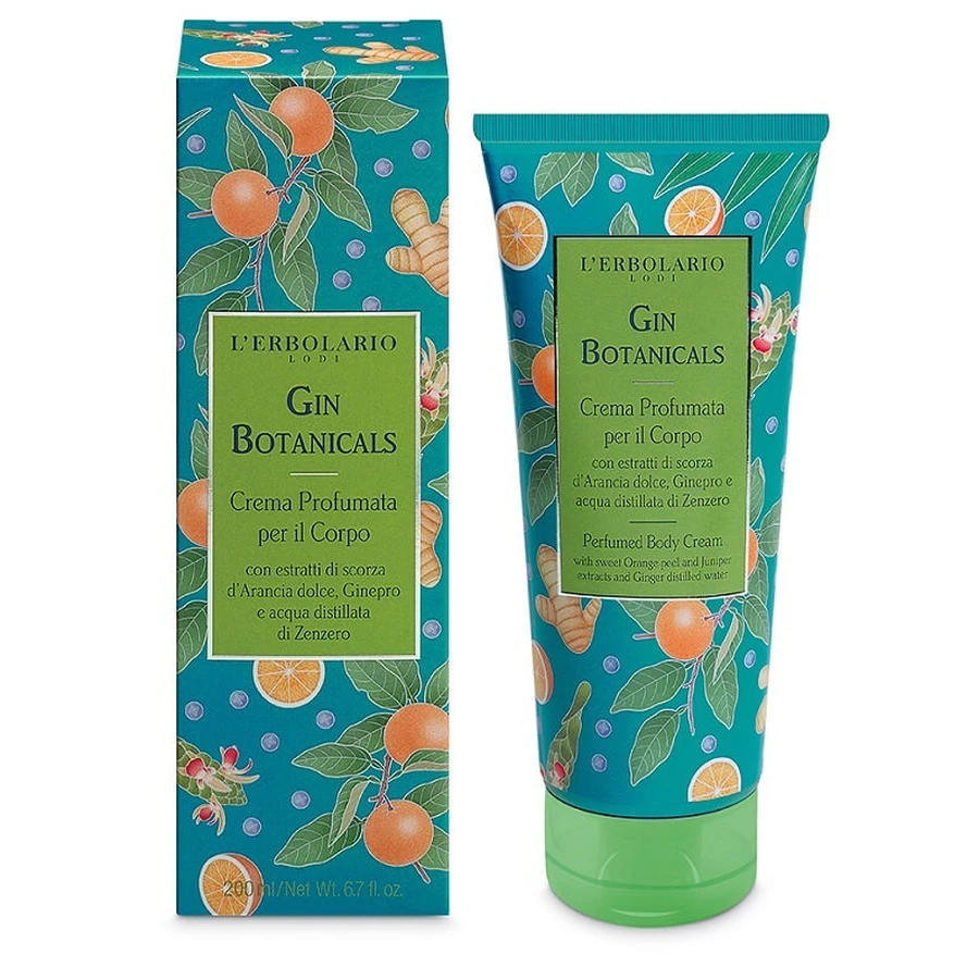 Crema corporal perfumada L'Erbolario Gin Botanicals 200ml